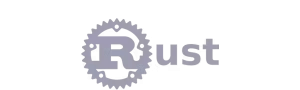 foss rust logo grey