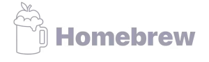 foss homebrew logo grey
