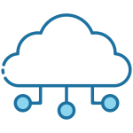 cloud computing tech icon